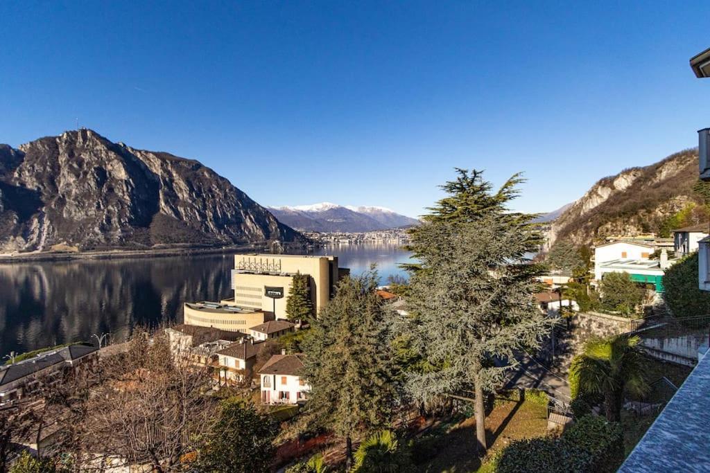 Wraparound Lake Views Bellavista Residence Campione dʼItalia Exteriör bild